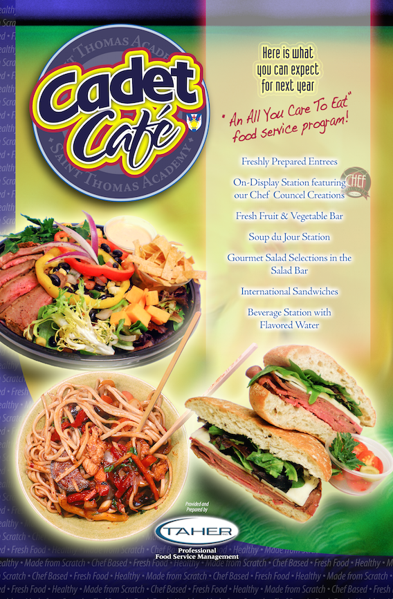 Cadet Cafe Informational Poster_Shawn Eiken
