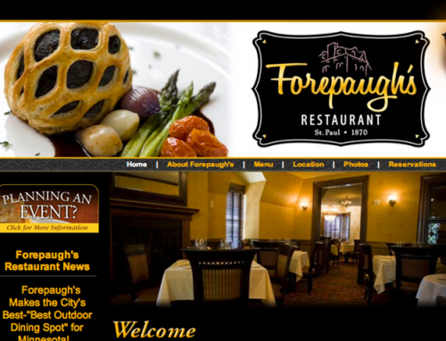 Forepaugh’s Restaurant Online Branding