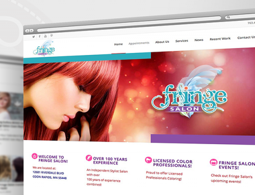 Fringe Salon Online Branding