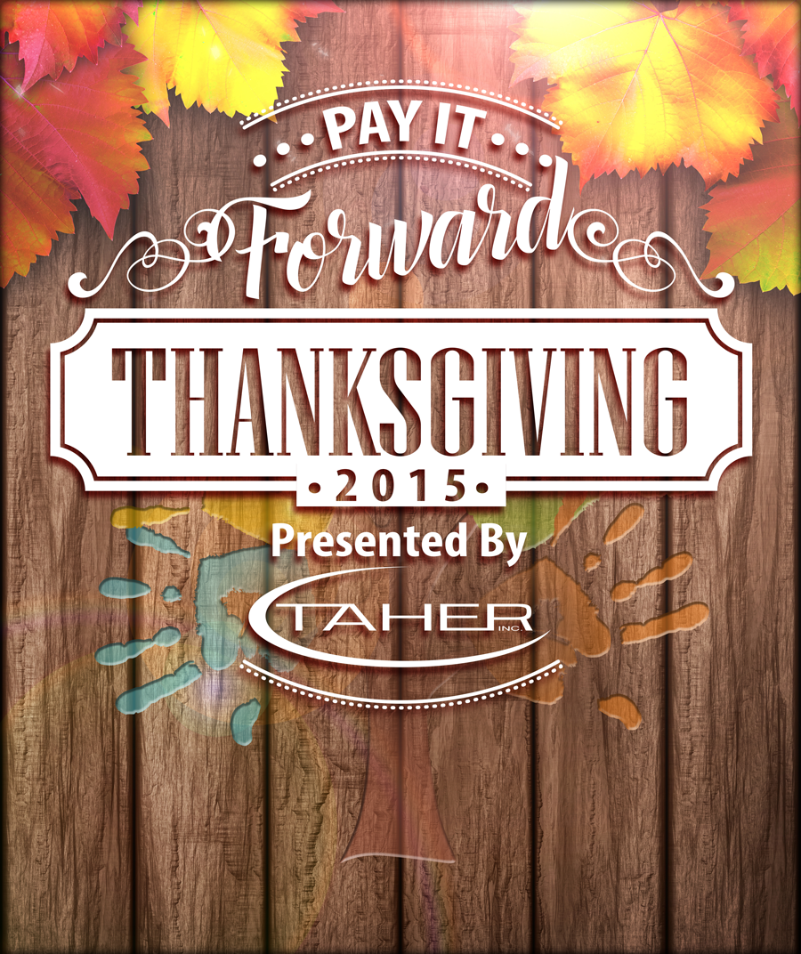 Pay it forward Thanksgiving Logo - Shawn Eiken