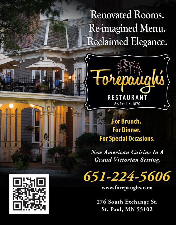 Forepaugh's Restaurant Print Advertising - Shawn Eiken
